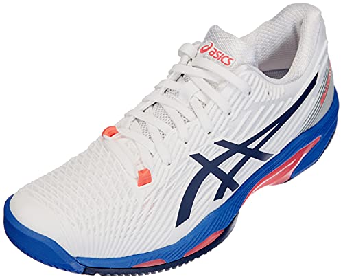 ASICS Solution Speed FF 2, Zapatillas de Tenis Mujer, White Peacoat, 39 EU