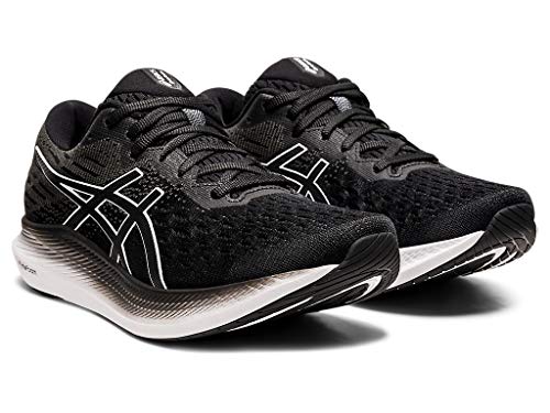 ASICS Women's EvoRide 2 Running Shoes, 10.5M, Black/White