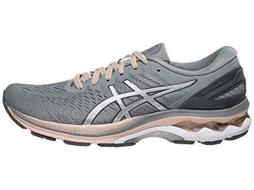 ASICS Women's Gel-Kayano 27 (D) Running Shoes, 11W, Sheet Rock/Pure Silver