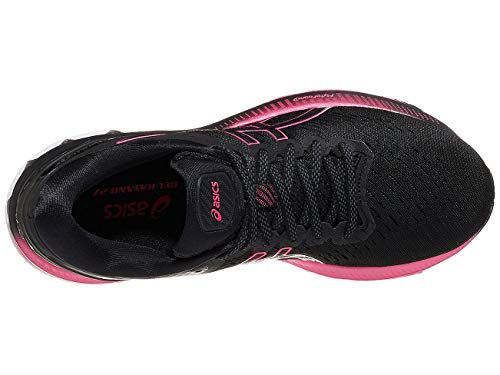 ASICS Women's Gel-Kayano 27 Running Shoes, 11M, Black/Pink GLO