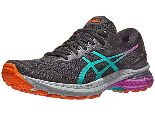 ASICS Women's GT-2000 9 Trail Running Shoes, 8M, Black/Baltic Jewel