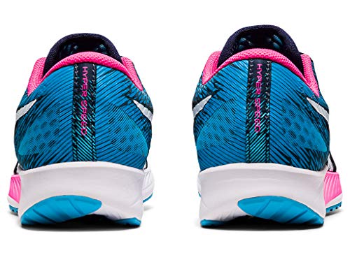 ASICS Women's Hyper Speed Running Shoes, 6.5M, French Blue/White