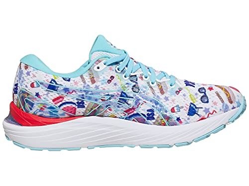 ASICS Zapatillas de running Gel-Cumulus 23 MK para mujer, blanco/azul asics, 44 EU