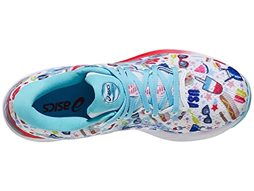 ASICS Zapatillas de running Gel-Cumulus 23 MK para mujer, blanco/azul asics, 44 EU
