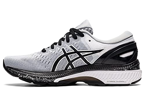 ASICS Zapatillas de running Gel-Kayano 27 para mujer, Piedmont Gris/Negro, 40 EU