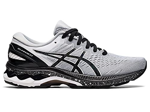 ASICS Zapatillas de running Gel-Kayano 27 para mujer, Piedmont Gris/Negro, 40 EU