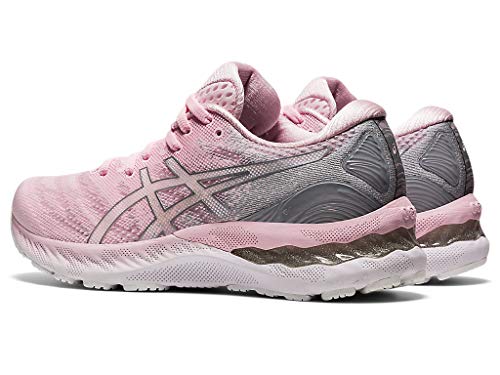 ASICS Zapatillas de running Gel-Nimbus 23 para mujer, rosa (Rosa Salt/Pure Silver), 38 EU