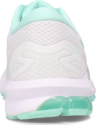 ASICS Zapatillas de running GT-1000 10 para mujer, blanco, plateado (White/Pure Silver), 40.5 EU