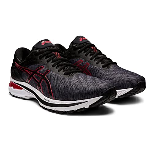 ASICS Zapatillas de running para hombre Gel-Pursue 7, negro/rojo AH 2021, Negro , 45 EU