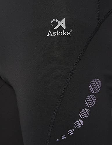 Asioka 118/15 Malla Compresiva Pirata, Hombre, Negro, L