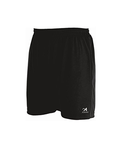 Asioka 230/16N Pantalón Corto Deportivo, Unisex niños, Negro, XS (12-14)