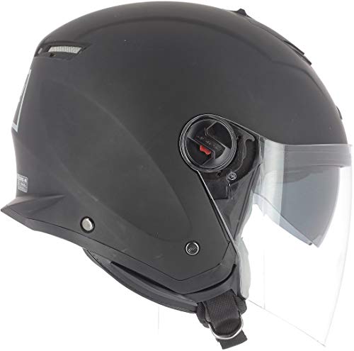 Astone Helmets Mini Jet, Casco Jet, color Negro Mate, talla L