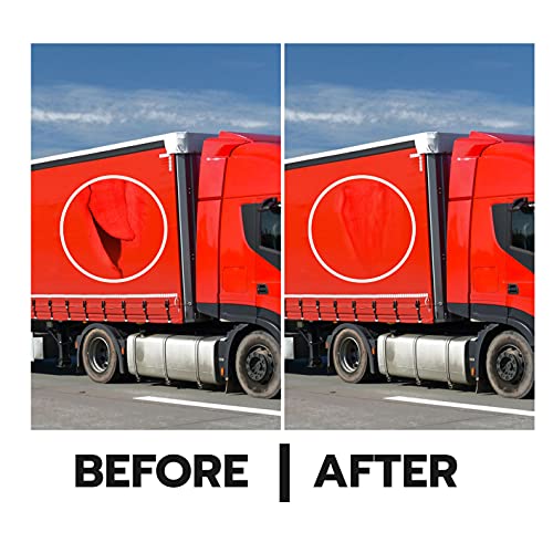 ATG Kit reparacion lonas tienda de campaña automóviles lonas camiones cubre-remolques de PVC | Pegamento reparacion tela toldo