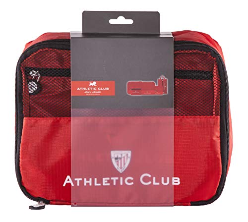 Athletic Club de Bilbao Organizador de Equipaje - Producto Oficial del Equipo, con 5 Piezas Diferentes y Fabricado en Nylon muy Ligero para No Añadir Peso a la Maleta