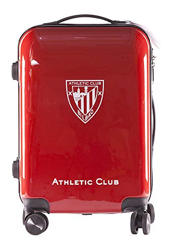 Athletic Club de Bilbao - Pack de Viaje Maleta y Accesorios - Producto Oficial del Equipo Temporada 19/20. Incluye Almohada Cervical, Organizador de Equipaje, Neceser, Antifaz y Etiqueta de Equipaje.