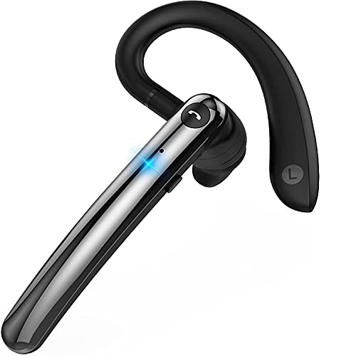 Auricular Bluetooth 5.0 Auricular Inalámbricos con Micrófonos Duales, Auriculares Manos Libres con Avanzado Cancelación de Ruido & Llamada Súper Clara para Oficina, Negocios,Conducción