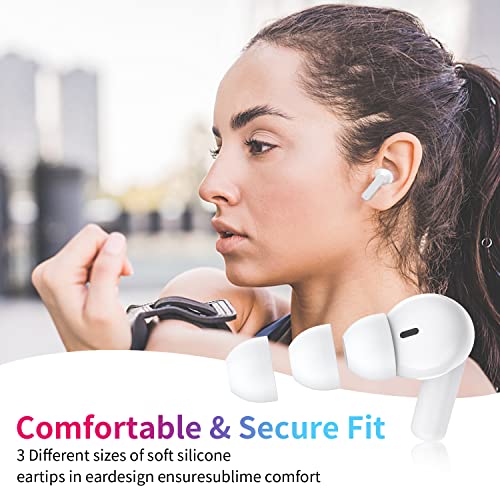 Auriculares Inalámbricos Soicear Cascos Bluetooth 5.1 Deportivos con Micrófono,Sonido Estéreo HiFi,Control Táctil,IPX5 Impermeables, Reproducci 38 Horas USB-C para iPhone Xiaomi Samsung Huawei Sony