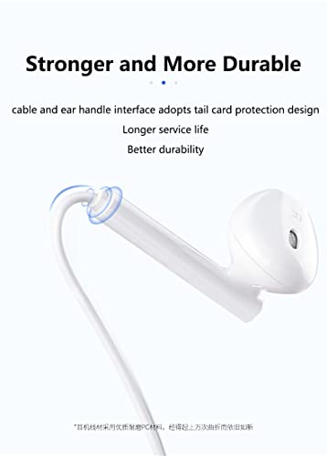 Auriculares para iPhone 13, Apple Auriculares estéreo fidelidad con micrófono y control de volumen Compatible con iPhone 13/13 Pro/12/SE/11/X/XS Max/XR/8/8 Plus/7/7 Plus Soporta todos los sistemas iOS