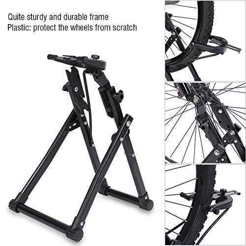 Ausla Soporte de Centrar para Rueda de Bicicleta, Hogar Mecánico de Bicicleta de Rueda Truing Stand, para Accionamiento de Tambor de Flor Frontal de 100 mm Trasero de 135 mm