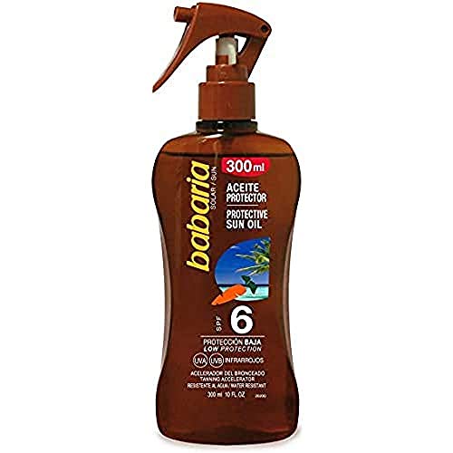 Babaria Aceite de Zanahoria Vaporizador SPF6 Protector Solar - 300 ml