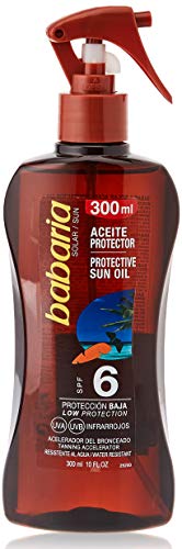 Babaria Pistola Aceite Protector Solar Zanahoria SPF6-300 ml