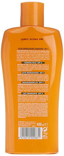 Babaria Zanahoria Leche Bronceadora SPF4 Protector Solar - 400 ml