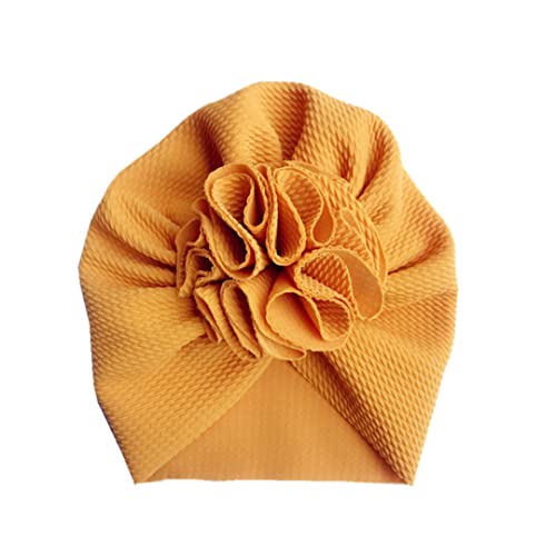 Baby Girl Turban Turber Niño Cabeza Pelo Flor Flower Cabeza Recién Nacido Turbante Accesorios Pelos Rosados, Cuartos De Nursory Accesorios