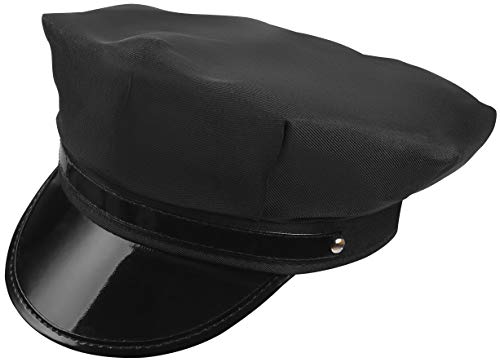 Balinco Gorra de chófer negra - el complemento perfecto para tu disfraz de chófer de boda o conductor/chófer