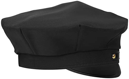 Balinco Gorra de chófer negra - el complemento perfecto para tu disfraz de chófer de boda o conductor/chófer