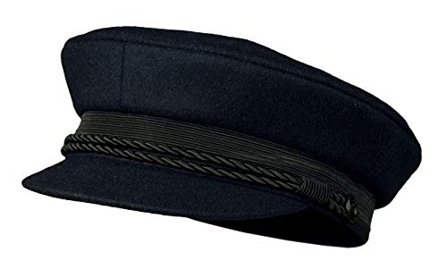 Balke Gorra de marinero de Capitán Para Unisex Adultos [Azul - 6.875]