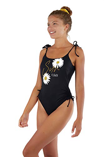 Banana Moon Wallis SUNDAISY Traje de baño de una Sola Pieza, Negro, XS para Mujer