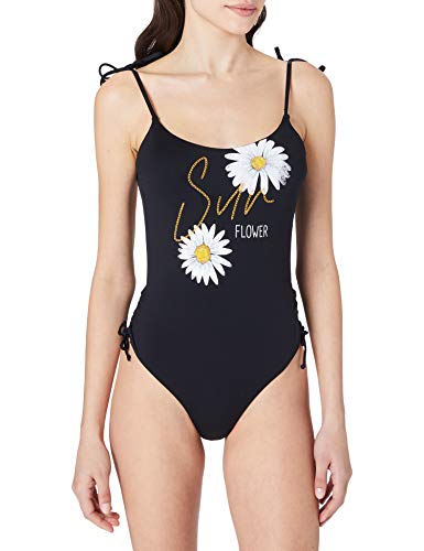 Banana Moon Wallis SUNDAISY Traje de baño de una Sola Pieza, Negro, XS para Mujer