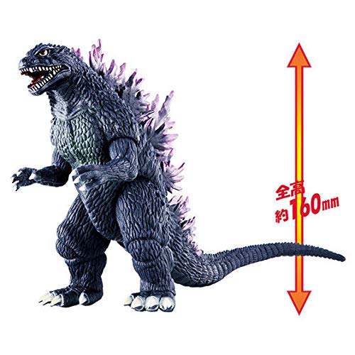 Bandai - Figura de Godzilla de la serie del Milenio, colección «Movie Monsters», en vinilo