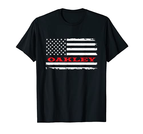 Bandera Americana de California Oakley USA Patriótico Souvenir Camiseta