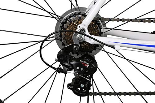 Barracuda Corvus 200 Bicicleta de Carretera, Unisex, Blanco, 50