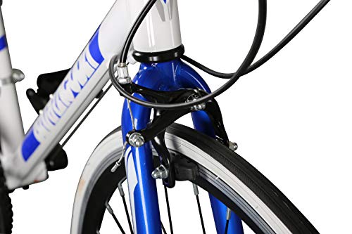 Barracuda Corvus 200 Bicicleta de Carretera, Unisex, Blanco, 50