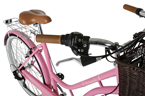 Barracuda Mujer Delphinus 7 para Bicicleta, Color Rosa, tamaño 19