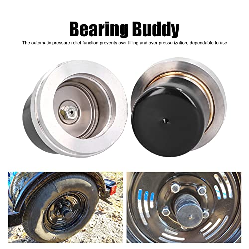 Bearing Buddy, Protector de Rodamiento Estable Confiable de Acero Inoxidable para Remolques de 2.717 Pulgadas de Diámetro para Remolques, Barcos para Remolques