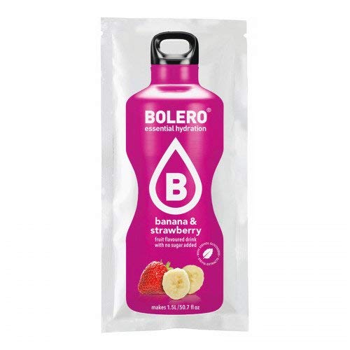 Bebida de Bolero - Plátano y Fresa con Stevia (Paquete de 12)