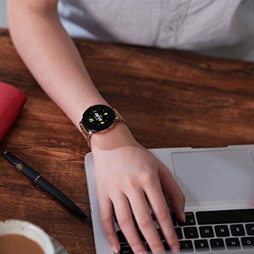 Bebinca Smartwatch Reloj Inteligente con Cronómetro, Pulsera Actividad para Deporte,Reloj de Fitness con Podómetro Hombre Mujer Niños para Samsung Huawei iPhone + 1 Correa de Metal(Rosa)