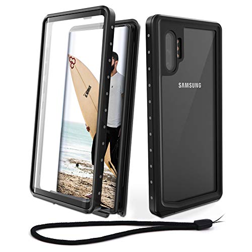 Beeasy Funda Samsung Note 10 Plus [5G],Impermeable 360 Grados Protección IP68 Carcasa Galaxy Note10+ Antigolpes Rígida Robusta Resistente Impacto Militar Duradera Fuerte Seguridad Case Cover,Negro