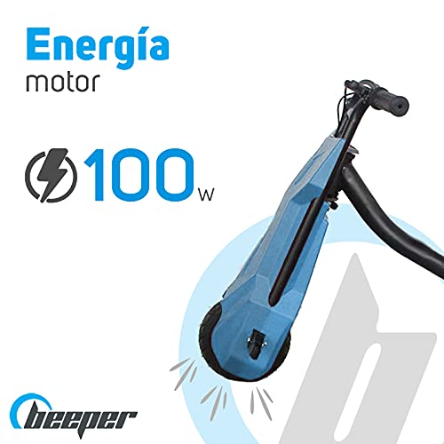 Beeper - Drift Trike eléctrico Infantil 12 V 100 W batería Plomo 7 Ah Color Rojo RDT100-B7