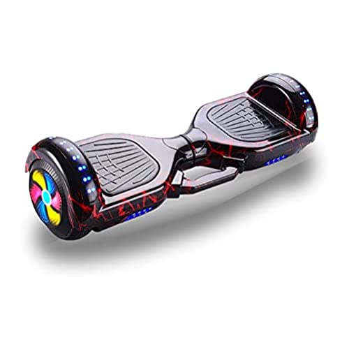 BEEPER - Hoverboard eléctrico de 6.5 '' con batería de Iones de Litio de 4.4 Ah, 2x350W RC3 (RC3-TR Rojo relámpagos)