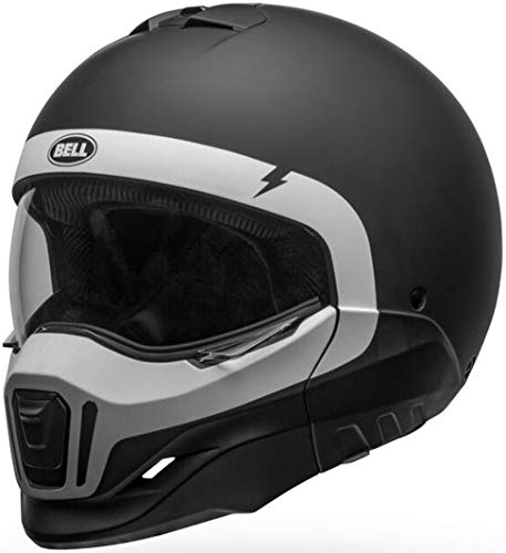 BELL HELMET BROOZER CRANIUM MATTE BLACK/WHITE L