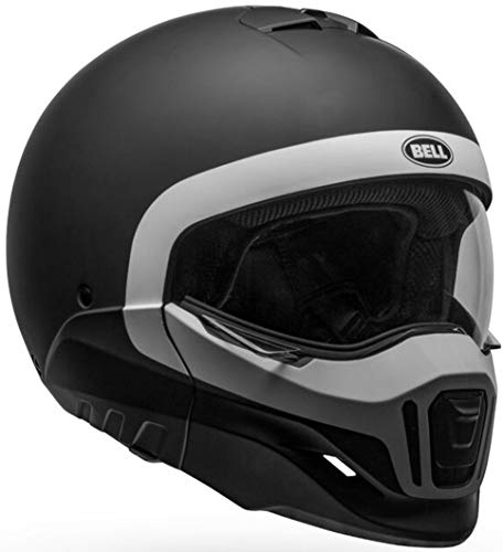 BELL HELMET BROOZER CRANIUM MATTE BLACK/WHITE L