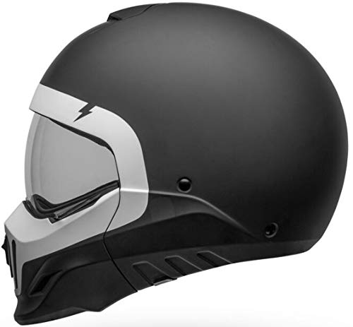 BELL HELMET BROOZER CRANIUM MATTE BLACK/WHITE L