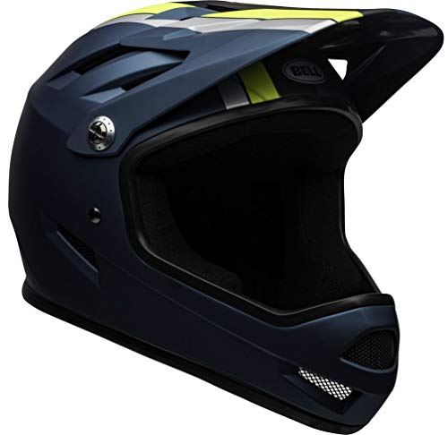 BELL Sanction Casco de Bicicleta de montaña, Unisex Adulto, Azul Mate y Azul, S | 52-54cm