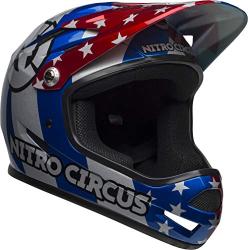 BELL Sanction Casco Integral MTB, Unisex, Nitro Circus Gloss Cover Case Negro, Small/52-54 cm