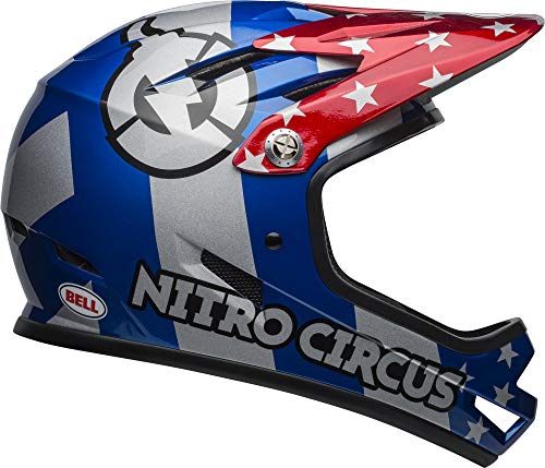 BELL Sanction Casco Integral MTB, Unisex, Nitro Circus Gloss Cover Case Negro, Small/52-54 cm