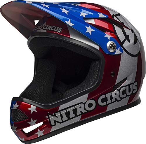 BELL Sanction Casco Integral MTB, Unisex, Nitro Circus Gloss Cover Case Negro, Small/52-54 cm